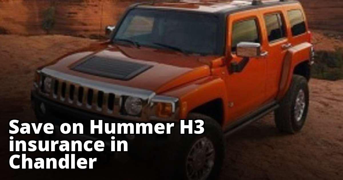 Chandler Arizona Hummer H3 Insurance Rates